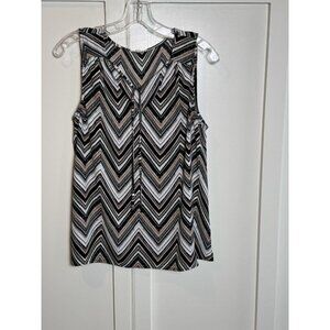 Maurices Sleeveless Chevron Blouse